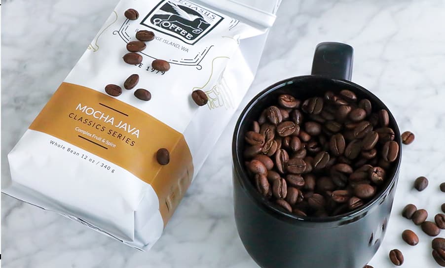 Pegasus Coffee product still
